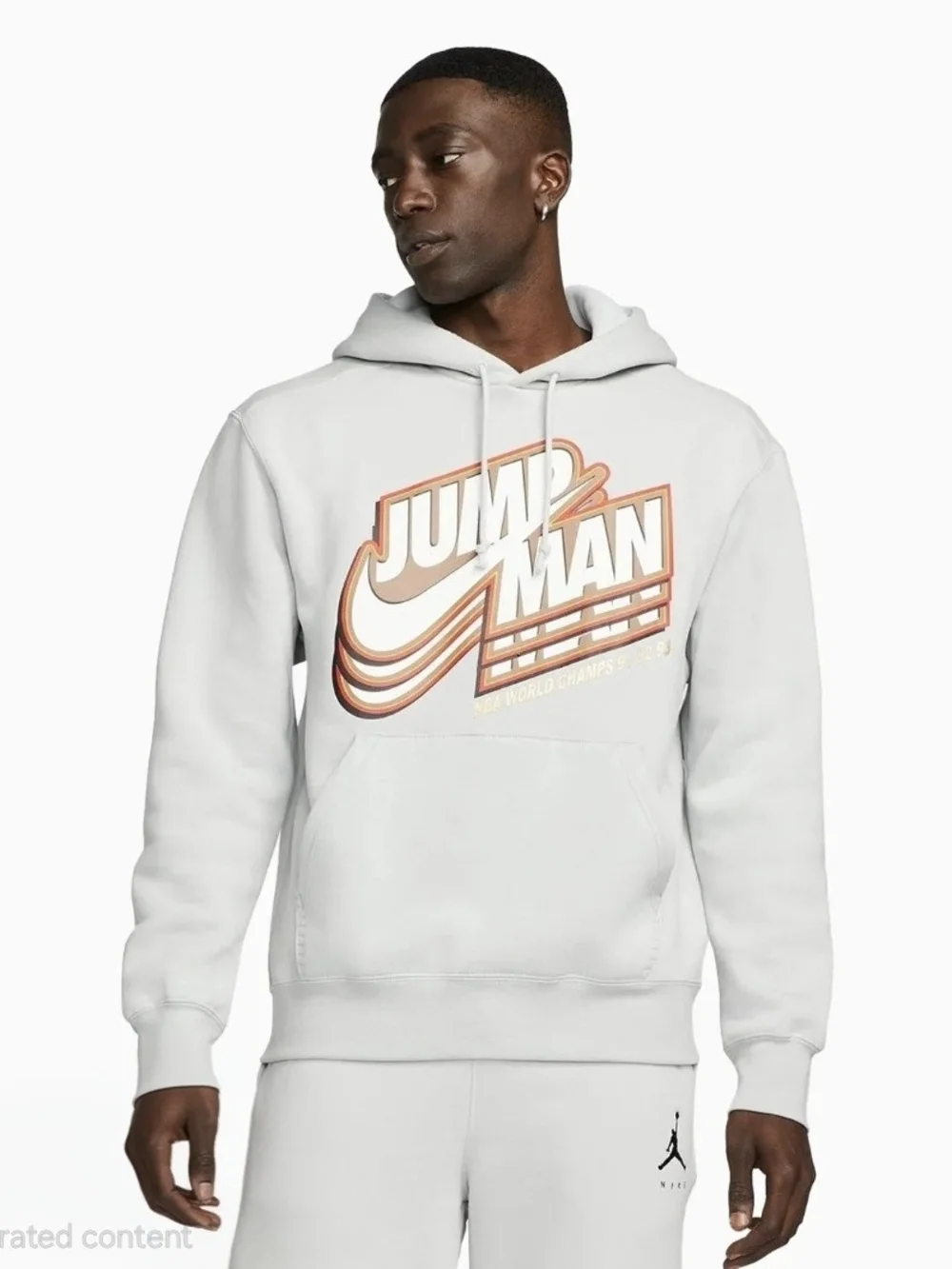 Jordan Jumpman White Pullover Hoodie